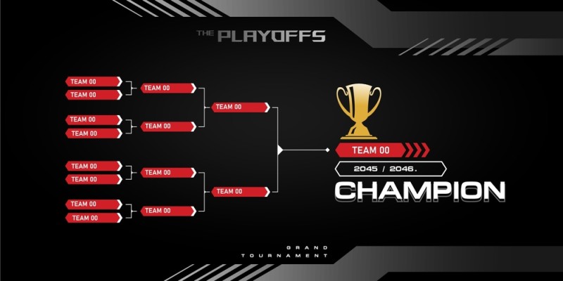 tabel campionat sportiv cu fazele eliminatorii