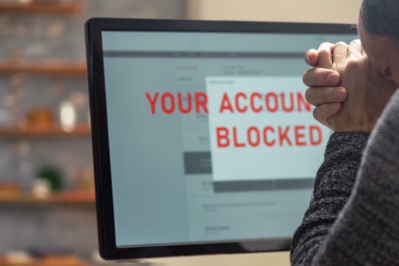 Cont de cazino blocat sau restrictionat